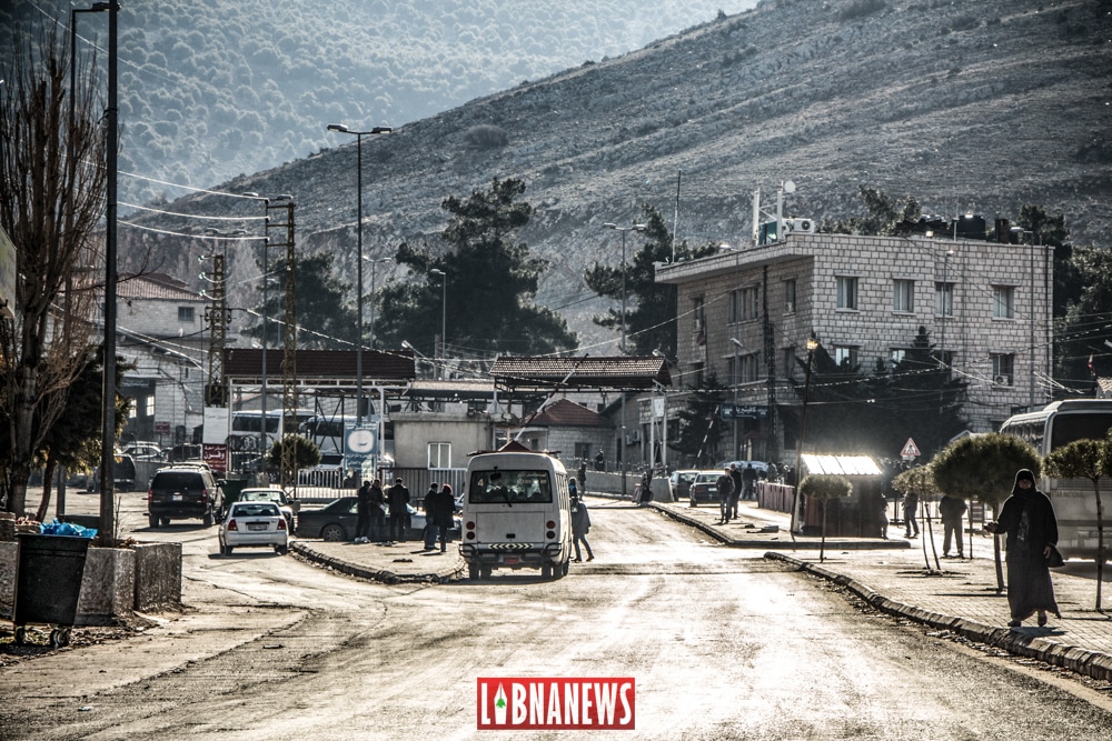 معبر المصنع على الحدود بين لبنان وإسرائيل. مصدر الصورة: Libnanews.com