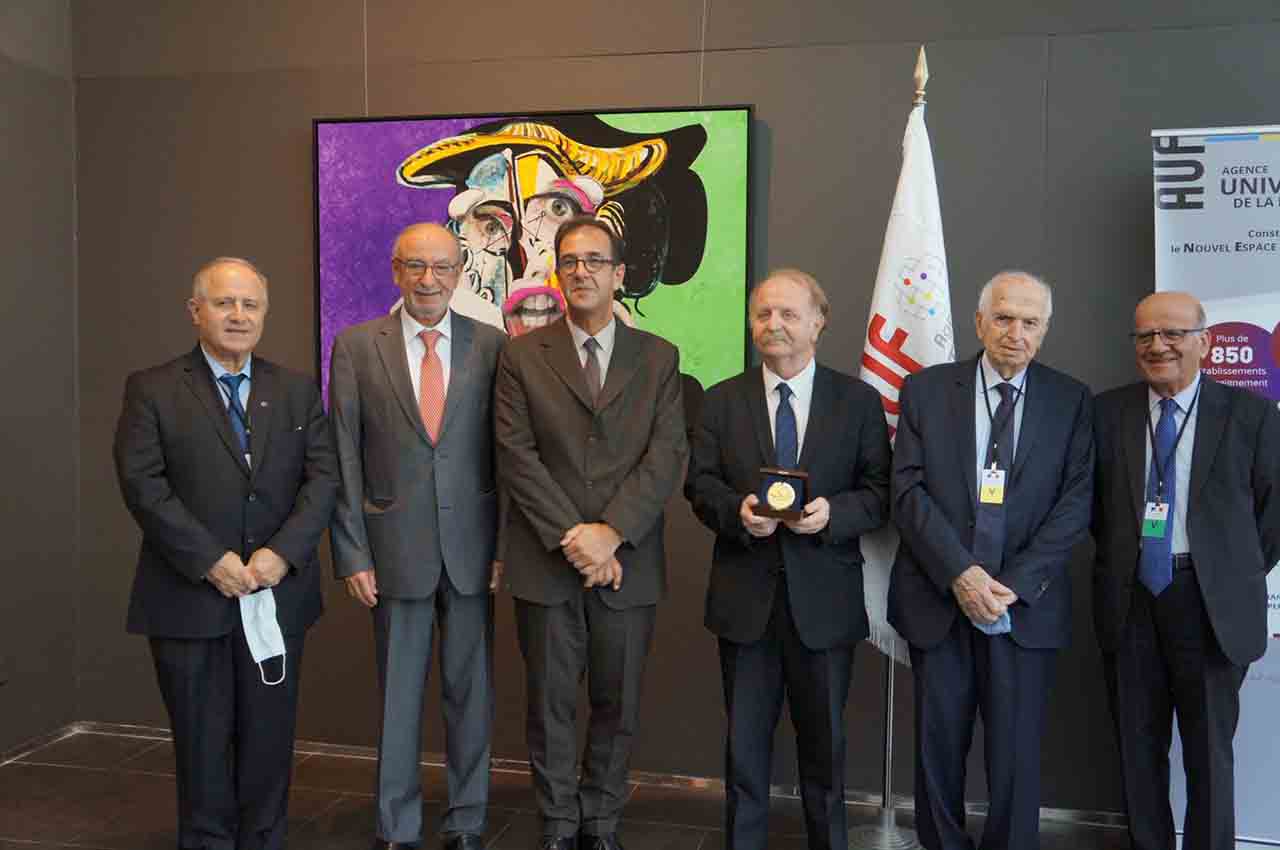 Remise de la médaille du CNRS-L à Hervé Sabourin