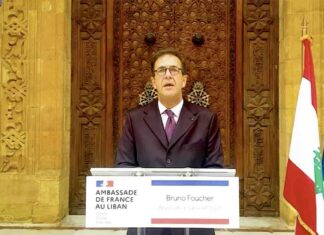 La France fête virtuellement le 14 juillet au Liban L'ancien Ambassadeur de France au Liban, Bruno Foucher