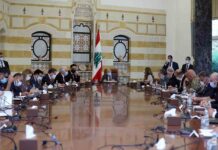 Réunion du Haut Conseil de la Défense à Baabda