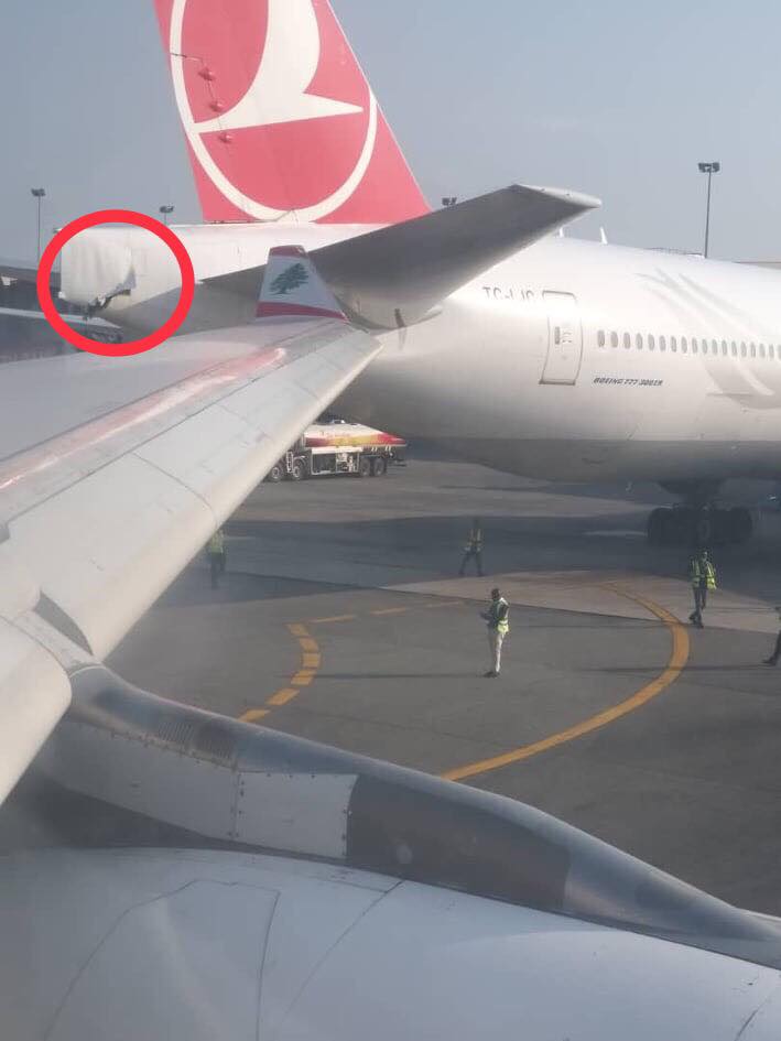 Un avion de la MEA endommage un autre de la Turkish Airlines au Nigéria