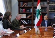 Un haut responsable militaire américain en visite au Liban