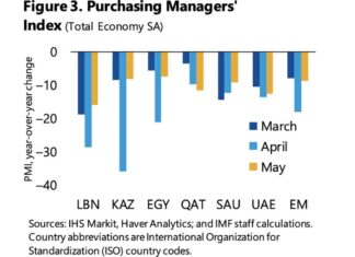 La croissance a son plus bas niveau depuis 50 ans au Moyen-Orient, 56% d’inflation pour le Liban (FMI)