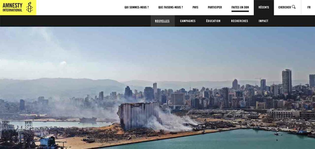 Liban/Explosion: Les ONG demandent une enquête internationale