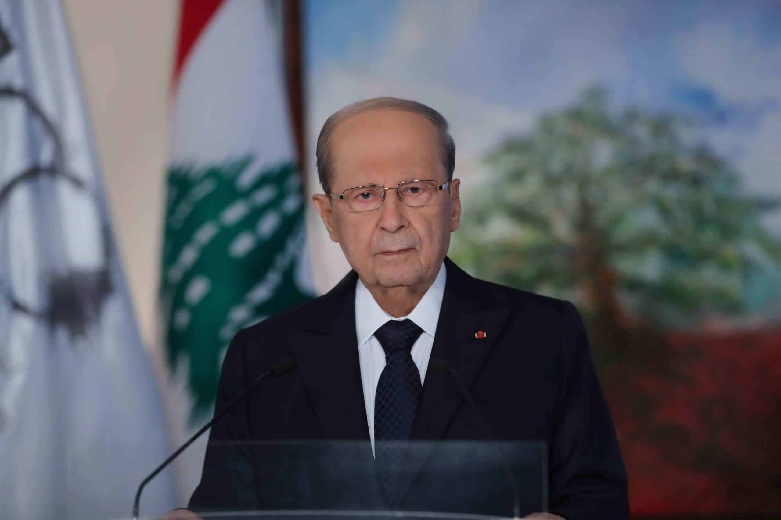 Le chef de l'état, le président de la république, le général Michel Aoun, à l'occasion du centenaire du Grand Liban
