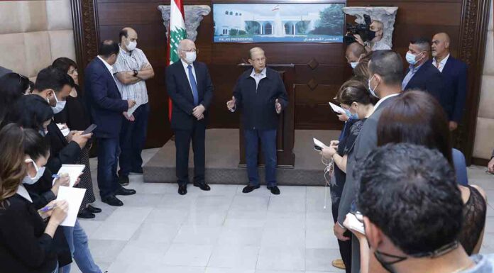 La cour de justice sera ouverte à tous, même aux anciens premiers ministres, indique Michel Aoun qui n'exclut pas "une intervention externe" ayant mené à l'explosion du port de Beyrouth