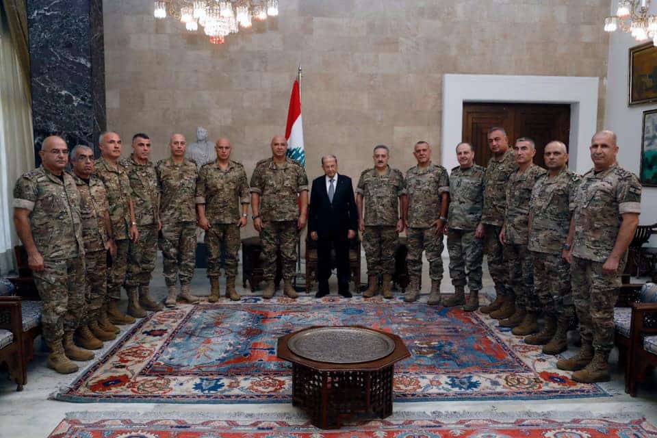 Le Président de la République appelle l’Armée à protéger la souveraineté du Liban Le Président de la République appelle l'Armée à protéger la souveraineté du Liban