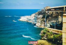 La corniche de Raouché, à Beyrouth, Liban. Crédit Photo: Francois el Bacha pour Libnanews.com. Tous droits réservés.