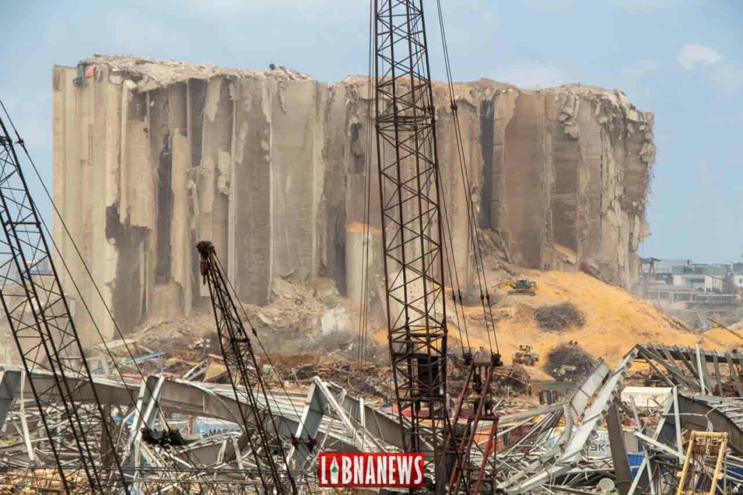 Les restes du silo à blé devront être détruits (Ministre de l'économie)