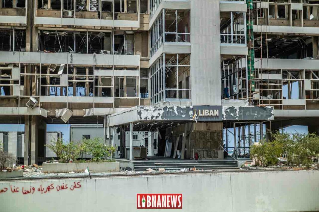 12 immeubles du secteur public totalement détruits par l'explosion du port de Beyrouth