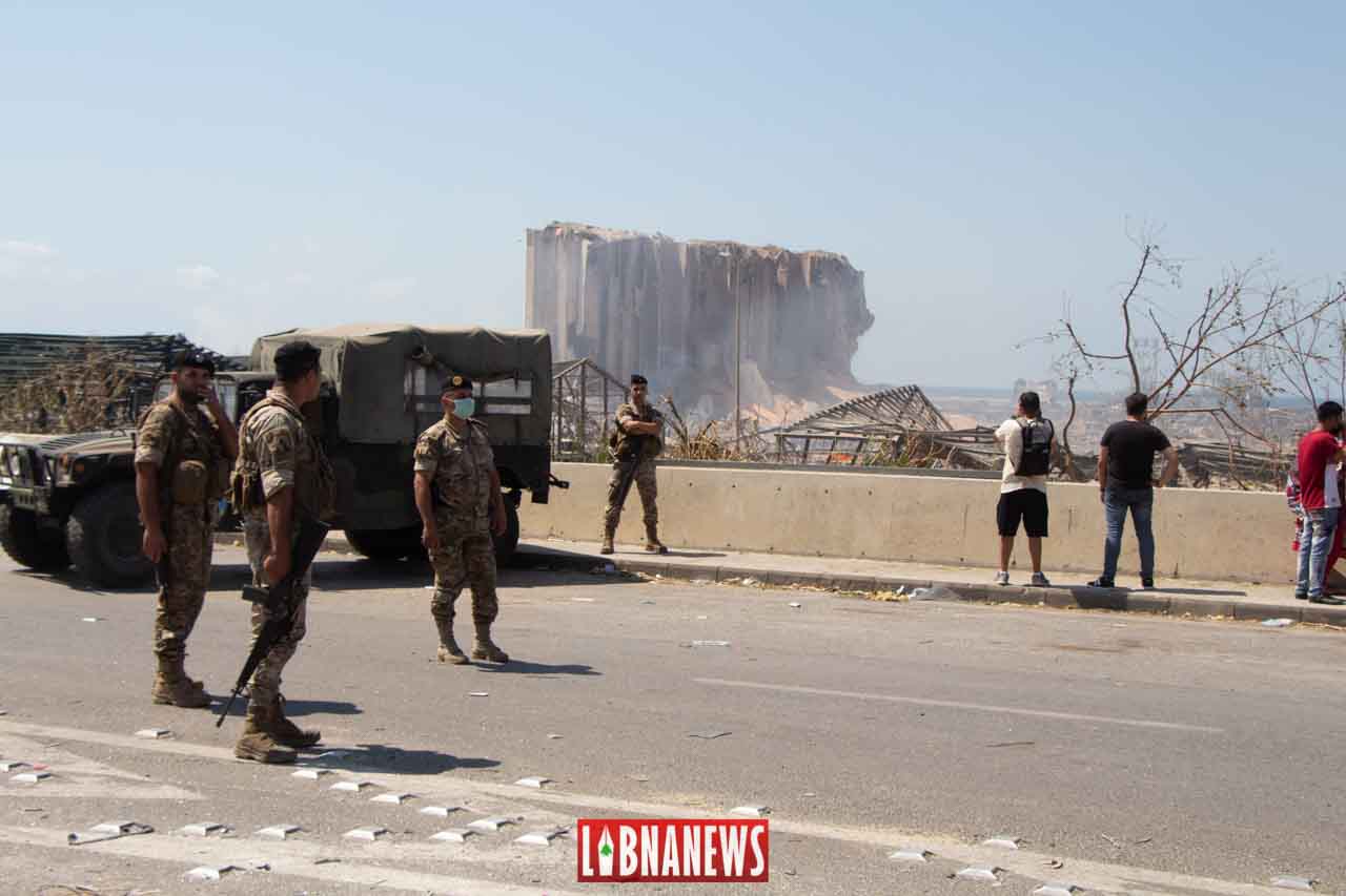 L'Armée Libanaise indique procéder à des patrouilles dans les zones sinistrées