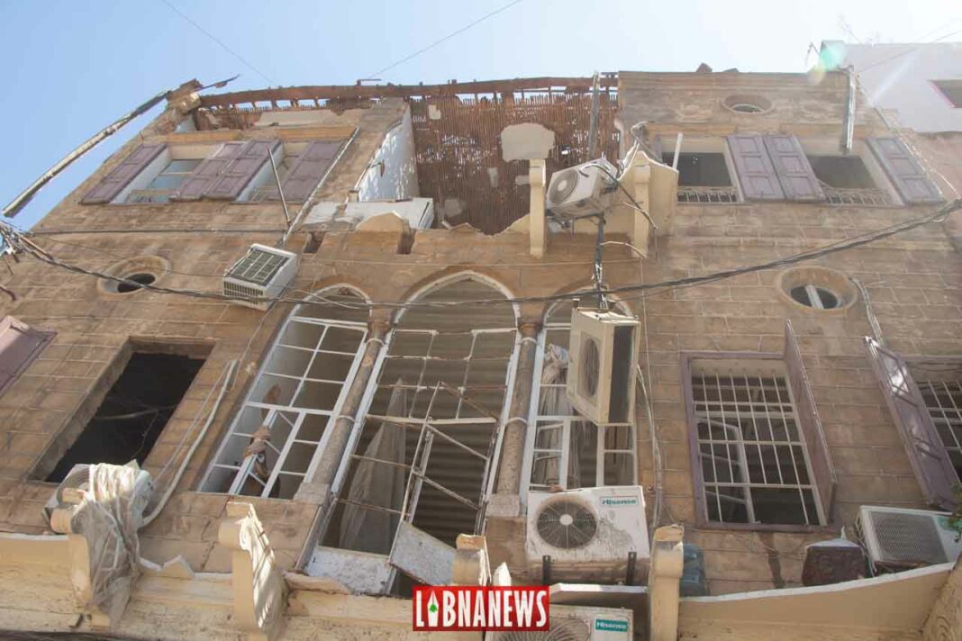 Liban/Explosion du Port de Beyrouth: Le cadastre met en garde contre l'effondrement de bâtiments endommagés