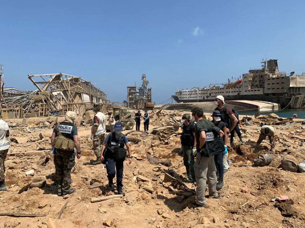 La France participe à l'enquête de l'explosion du port de Beyrouth