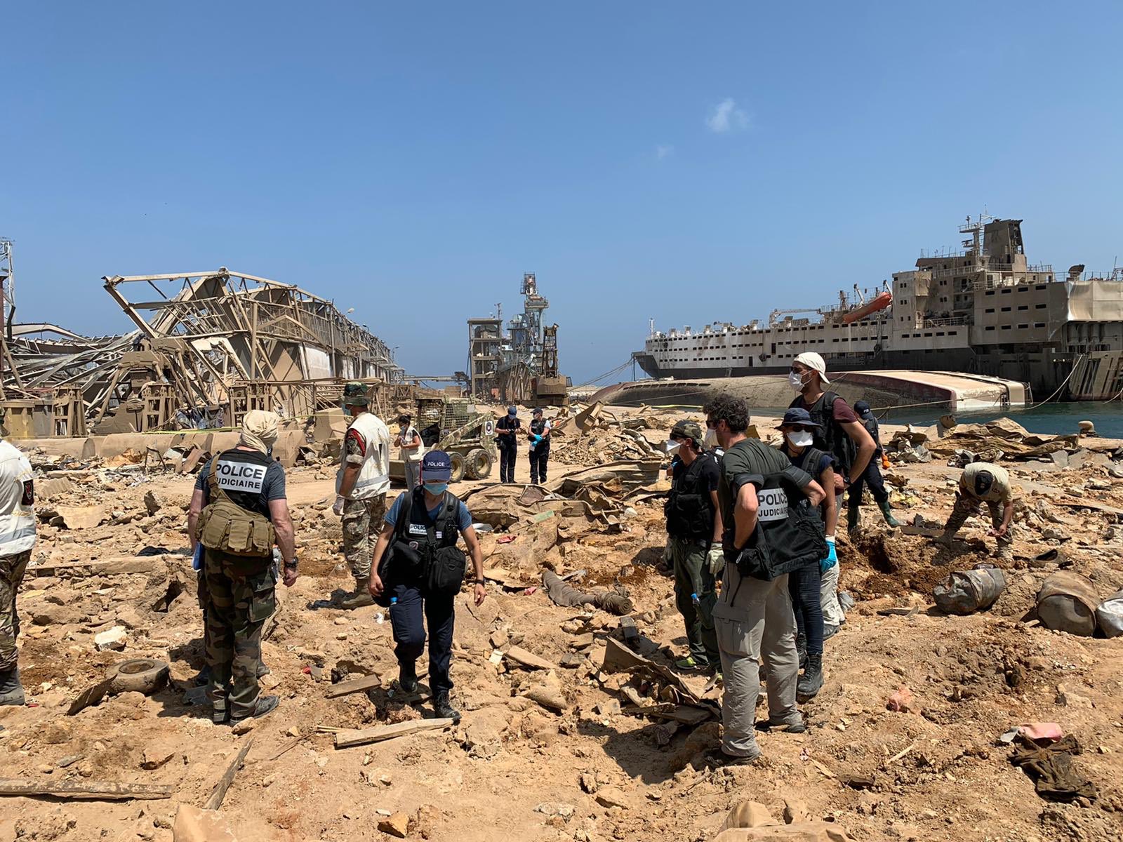 La France participe à l'enquête de l'explosion du port de Beyrouth