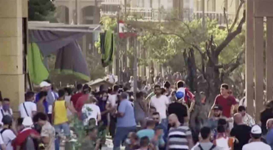 Nouveaux incidents entre forces de sécurité et manifestants au centre ville de Beyrouth