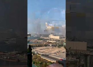 Le port de Beyrouth détruit par une explosion