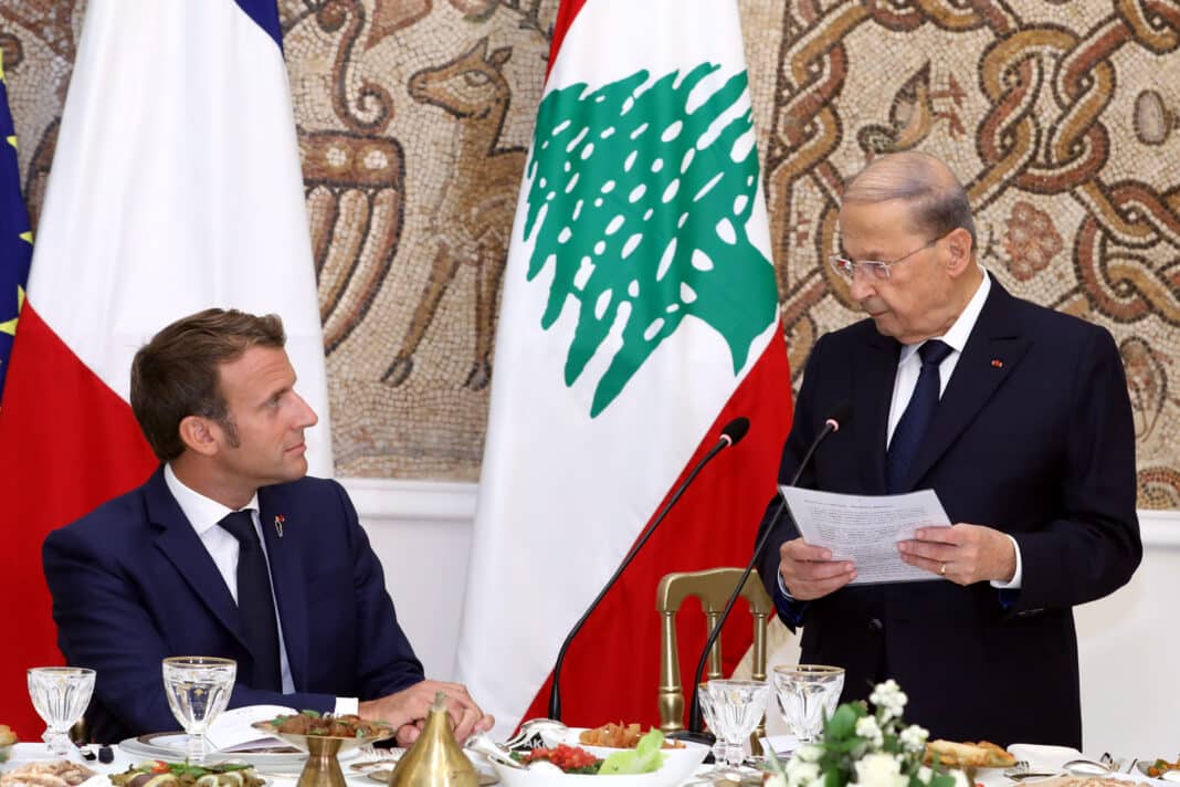 Aoun devant Macron se prononce une nouvelle fois pour un État laïc