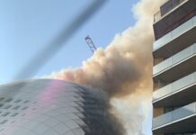 Important incendie au Souk de Beyrouth Important incendie au Souk de Beyrouth