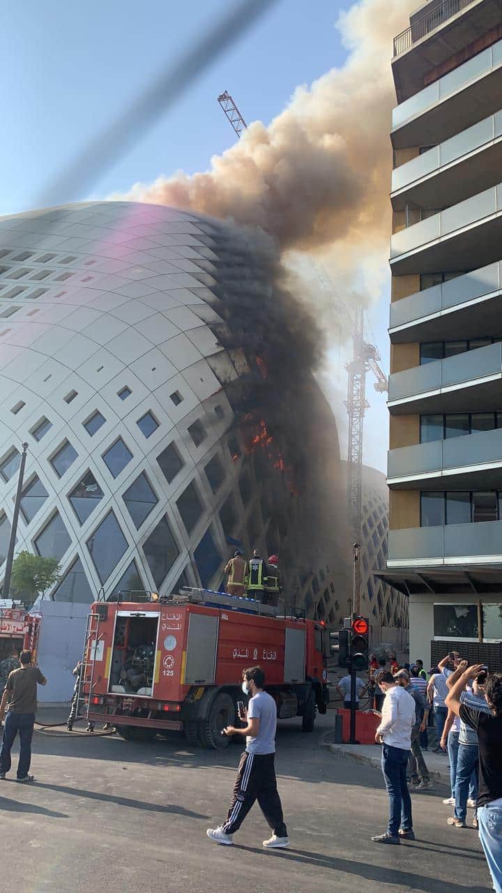 Important incendie au Souk de Beyrouth