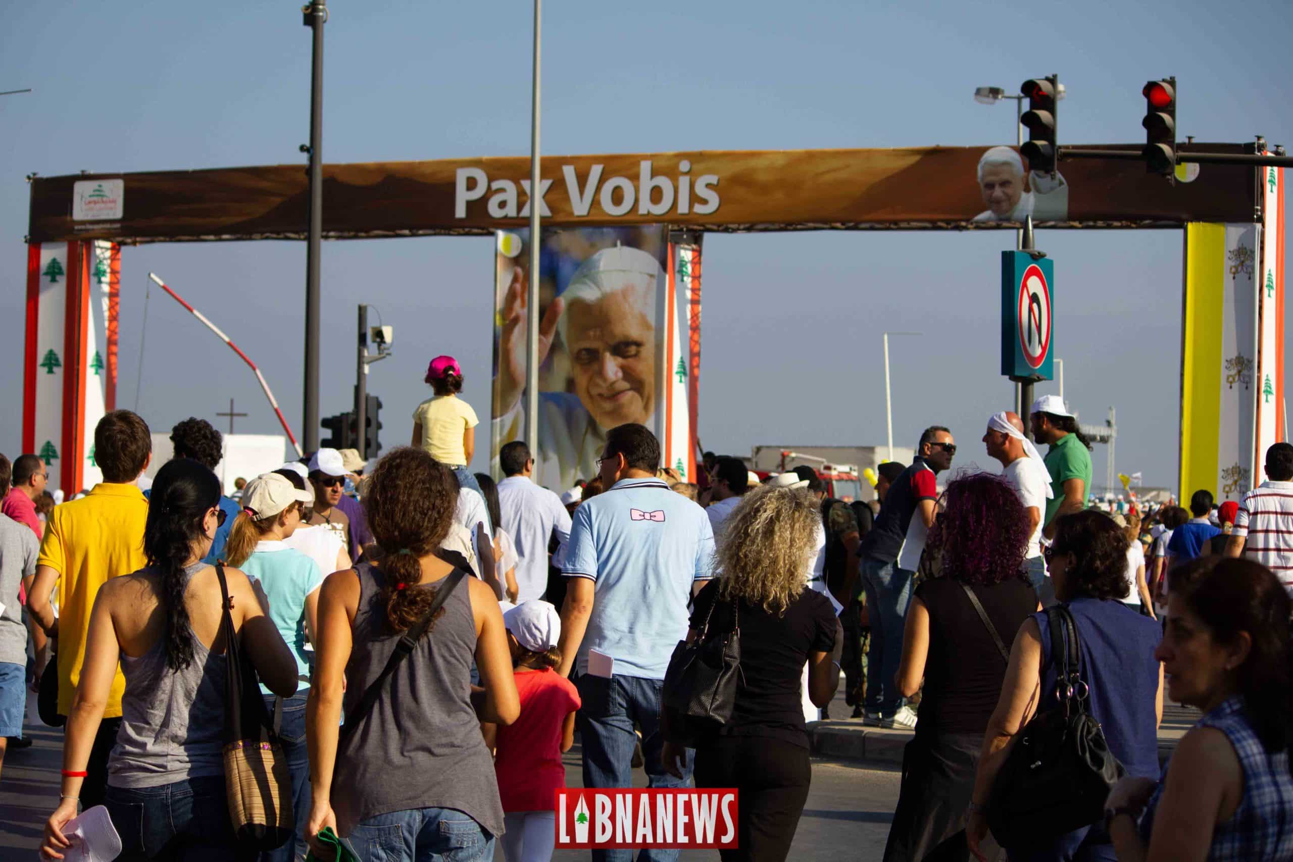 Infographie: la messe papale du 17 septembre 2012 à Beyrouth (Liban)