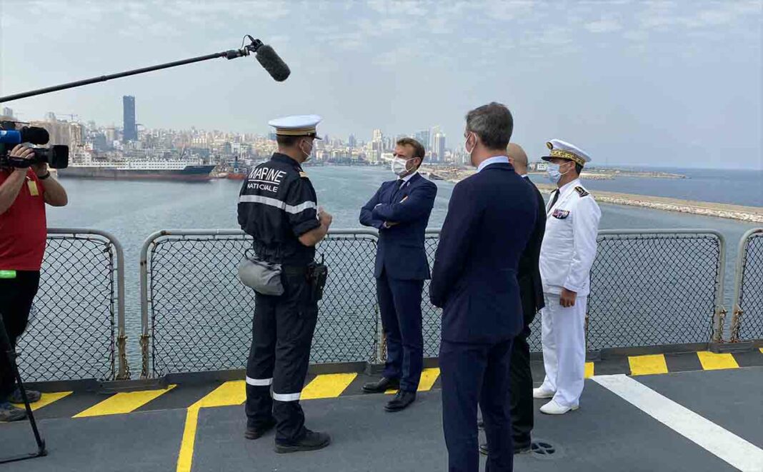 "Je ne suis pas indulgent envers la classe politique libanaise" (Emmanuel Macron)