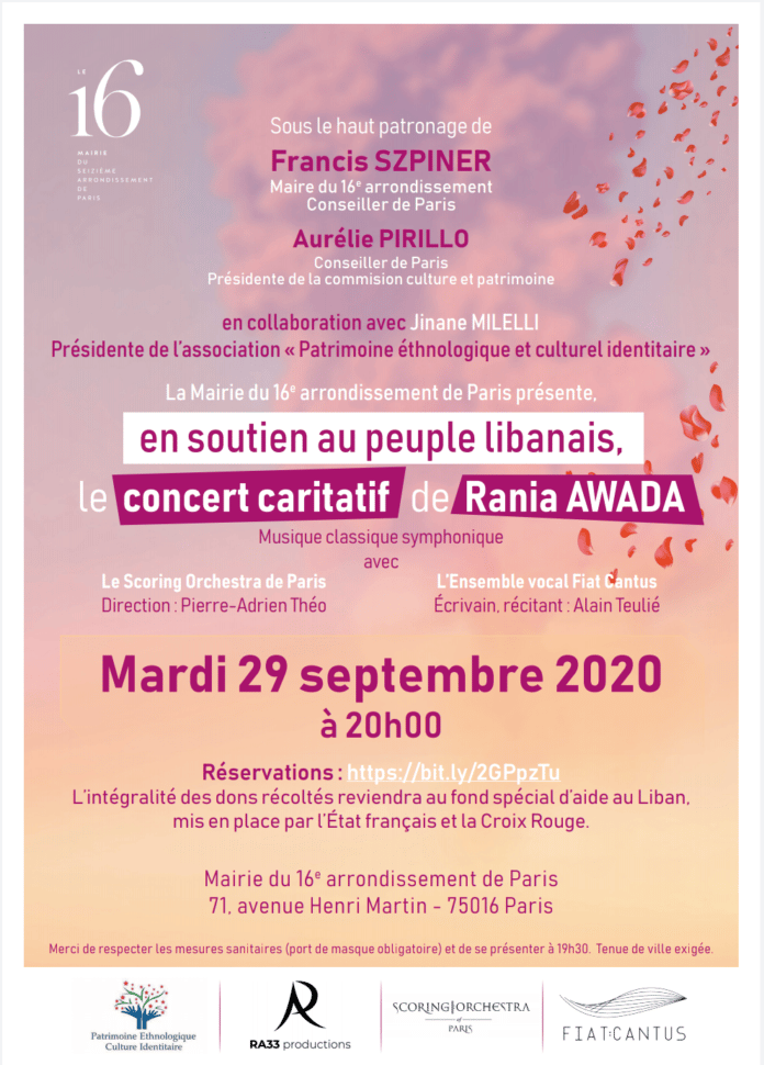 Concert caritatif de Rania Awada