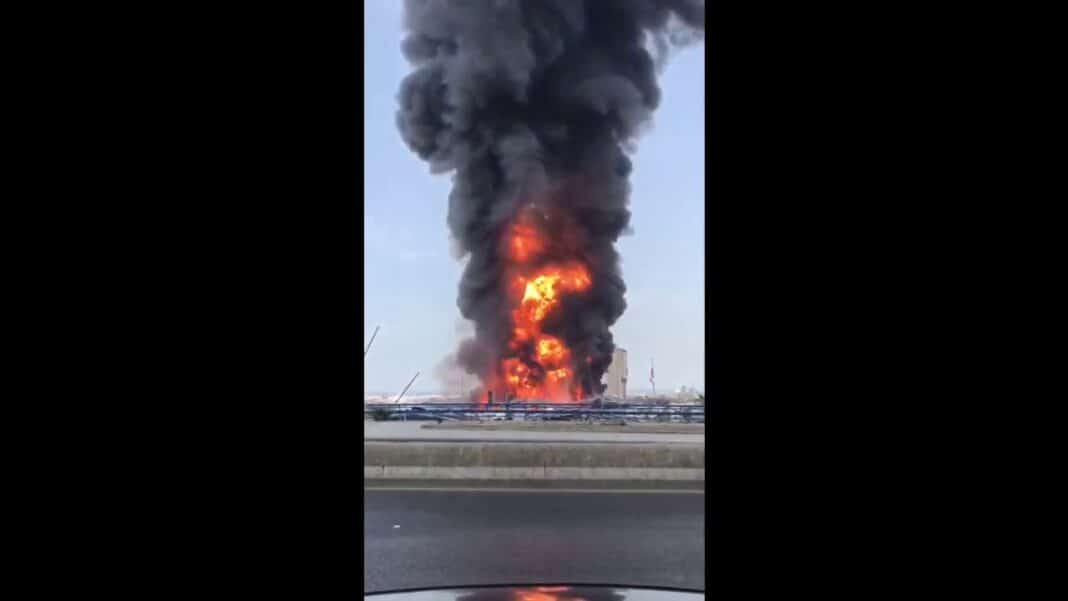 Un nouvel incendie dans le port de Beyrouth