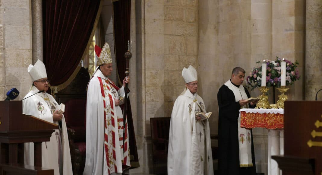 Le patriarche Béchara Boutros Rahi à l'occasion du sermon dominical du 25 octobre 2020. Crédit Photo NNA