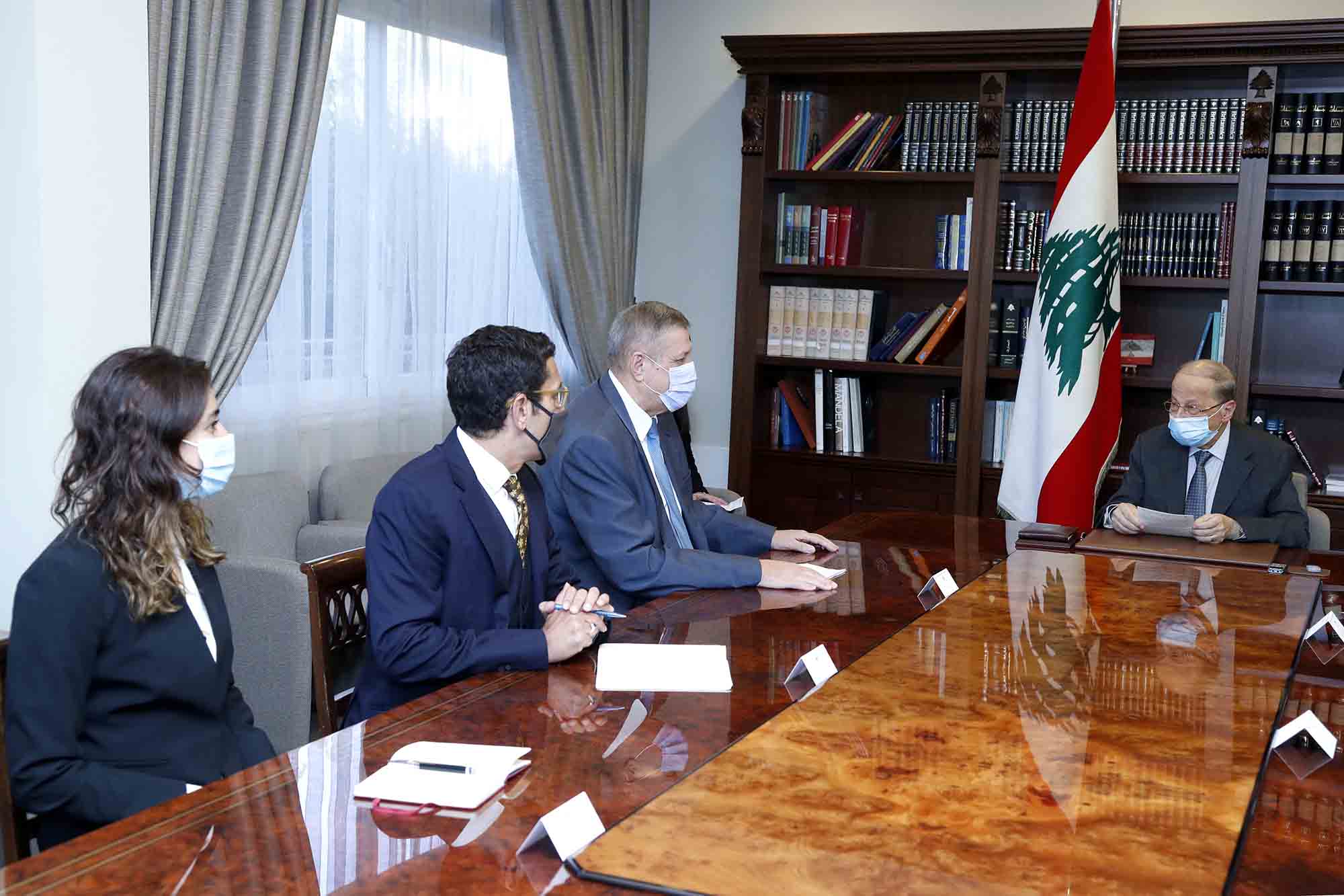 Jan Kubis à la rencontre de Michel Aoun pour discuter des délibérations de la réunion du Conseil de sécurité sur la résolution 1701