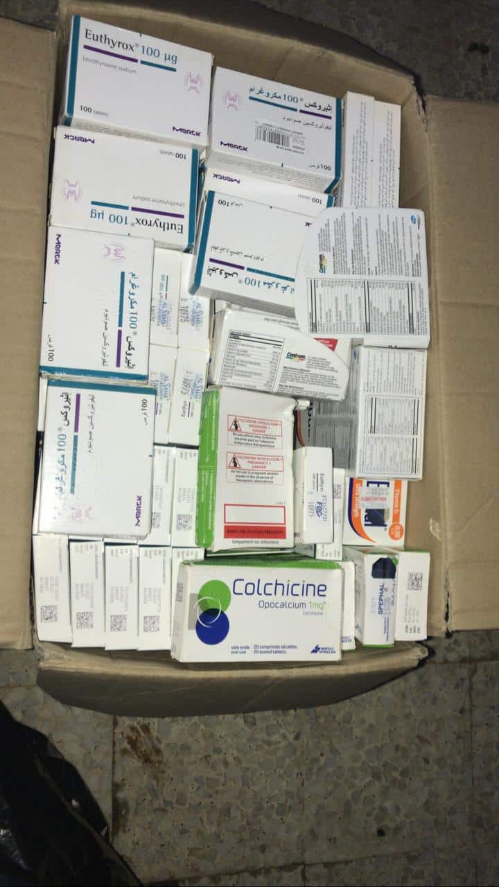 Liban/Crise/Contrebande: Quand un magasin de légumes est perquisitionné à cause de la présence d’une grande quantité de médicaments dans les lieux.