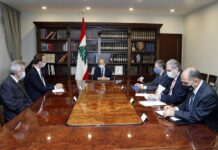 La réunion du Palais Présidentiel de Baabda