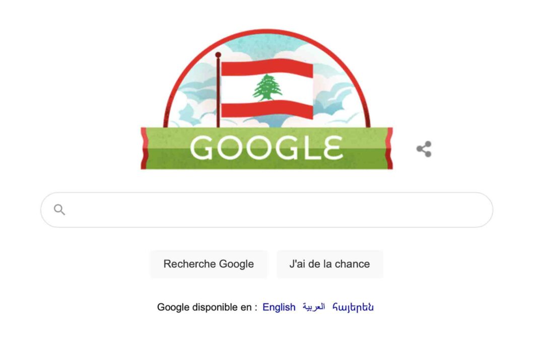 Google fête aussi l'indépendance du Liban
