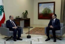 Saad Hariri quitte Baabda mais indique qu’il reviendra mercredi