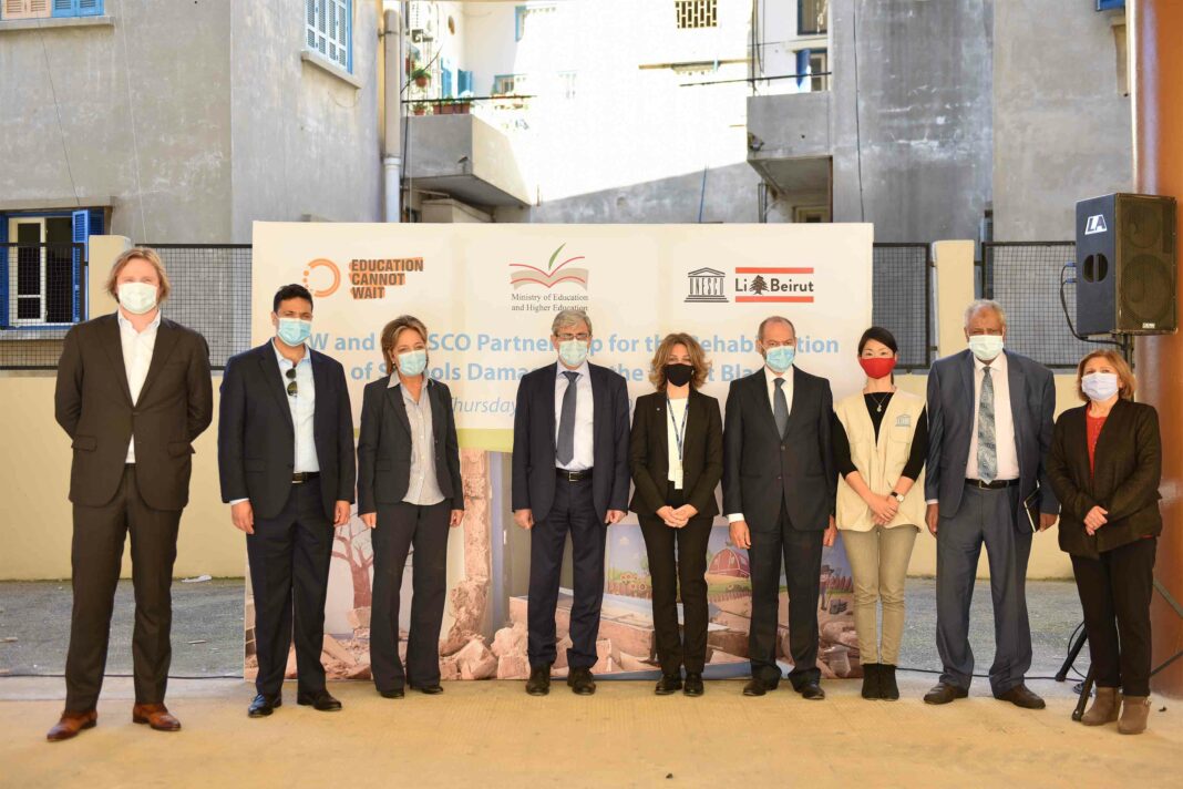 UNESCO Beirut and Education Cannot Wait a commitment to quality and continuity of education in Lebanon