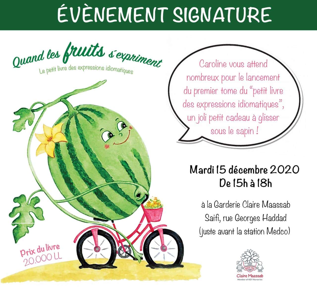 Signature Quand les Fruits s'expriment !!