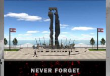 Memorial en souvenir du 04 Aout 2020 18 :07, heure de l’explosion du Port du Beyrouth Memorial en souvenir du 04 Aout 2020 18 :07, heure de l'explosion du Port du Beyrouth