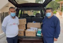 L’Association Nawraj, en coopération avec COLIF, a distribué du lait pour nourrissons et des couches