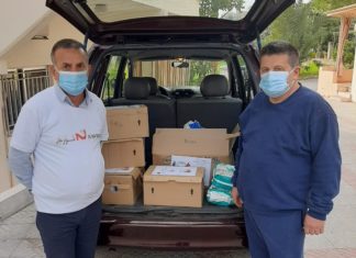 L’Association Nawraj, en coopération avec COLIF, a distribué du lait pour nourrissons et des couches