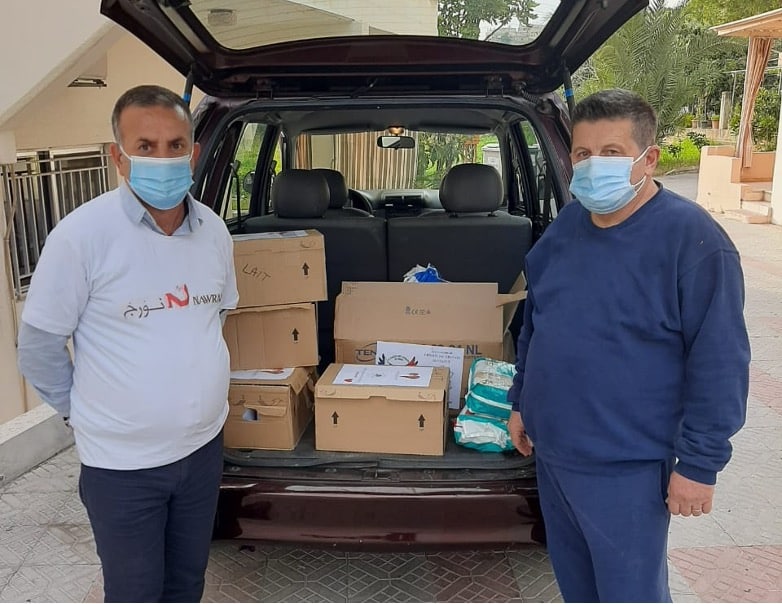 L’Association Nawraj, en coopération avec COLIF, a distribué du lait pour nourrissons et des couches