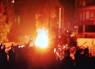 Les autorités durcissent le ton face aux incidents qui ont eu lieu à Tripoli Une voiture civile appartenant à un membre des FSI incendiée à Tripoli au Nord du Liban. Crédit Photo: NNA