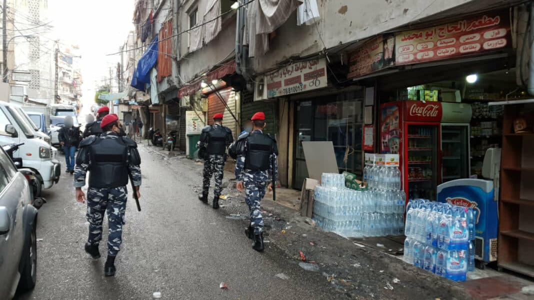 Coronavirus: Les FSI se déploient en force au marché de Sabra