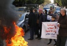 Manifestations à Tripoli et trafic routier difficile à Jal el Dib Manifestations à Tripoli et trafic routier difficile à Jal el Dib