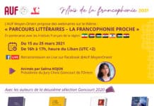 Série exceptionnelle de webinaires « Parcours littéraires – La Francophonie proche »
