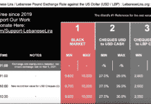 Liban/Crise: La cotation du taux de change au marché noir suspendue par certaines plateformes