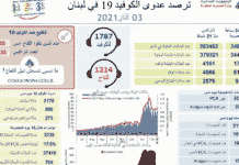 Liban/Coronavirus: 61 morts ce mercredi