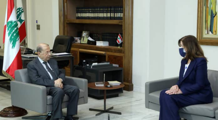 Shea depuis le perron de Baabda appelle à la formation rapide d'un gouvernement