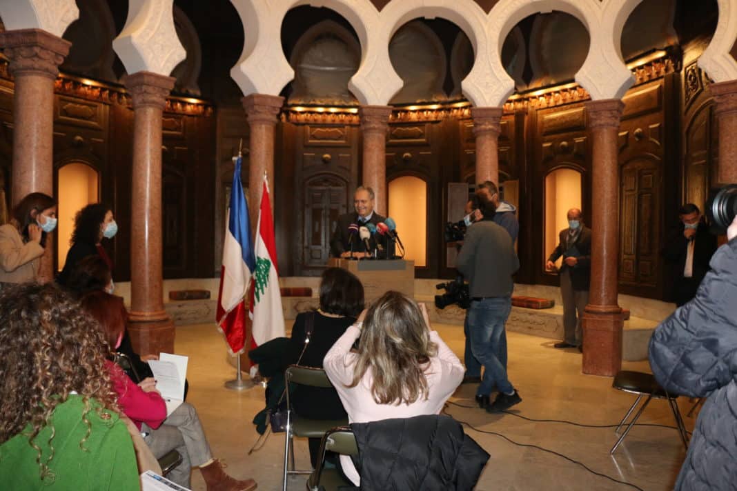 Soutien de la France au Musée Sursock: signature d’une convention entre le Ministère français de la Culture et le Musée Sursock pour la restauration des vitraux, la réhabilitation du 1er étage historique du musée et la restauration des œuvres endommagées.