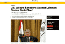 Riad Salamé menace de poursuites judiciaires Bloomberg et son correspondant local