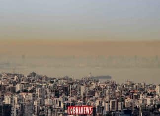 La pollution à Beyrouth. Crédit Photo: Libnanews.com