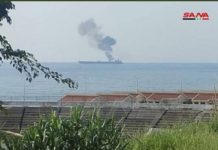 Drone attacks tanker off Syrian coast from Lebanon